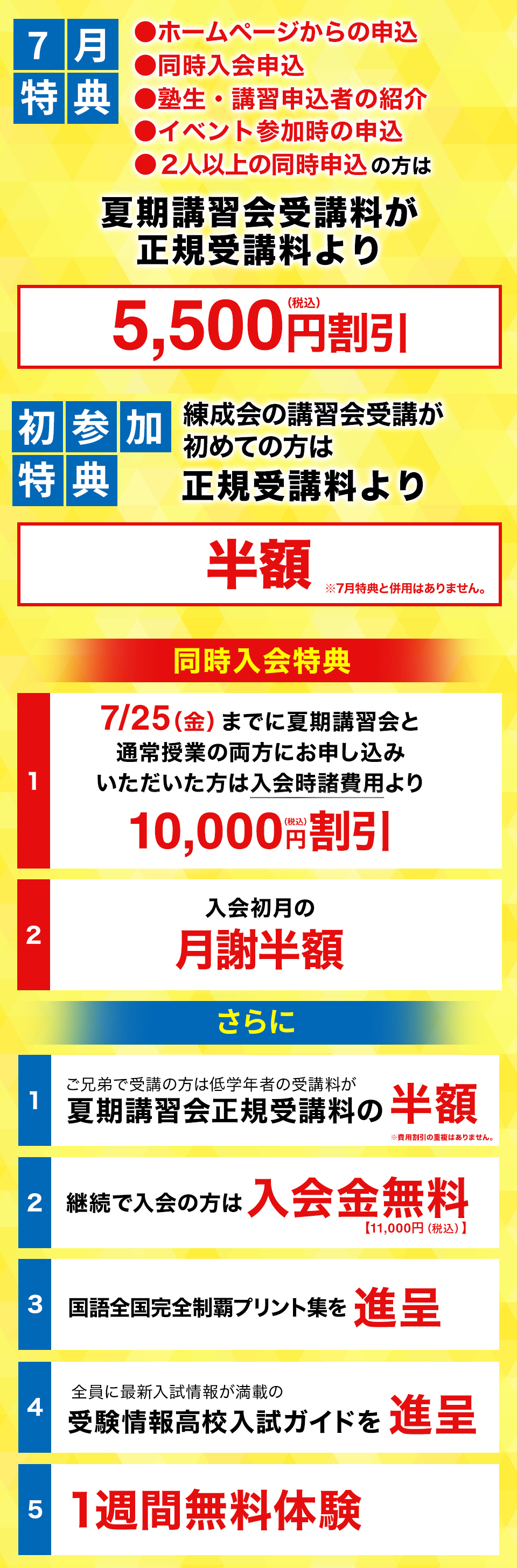 早期特典