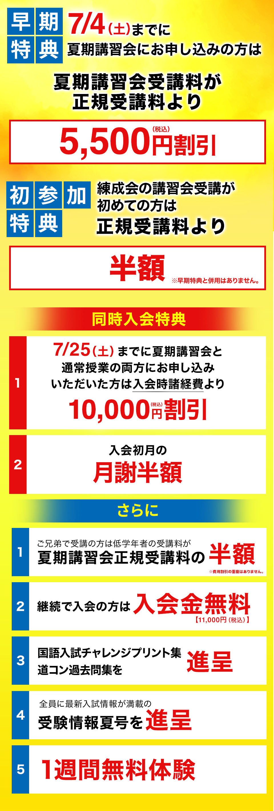 7月特典