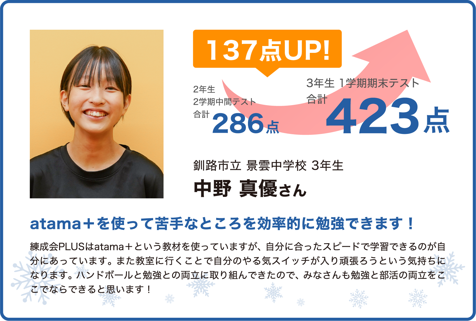 中野真優さん