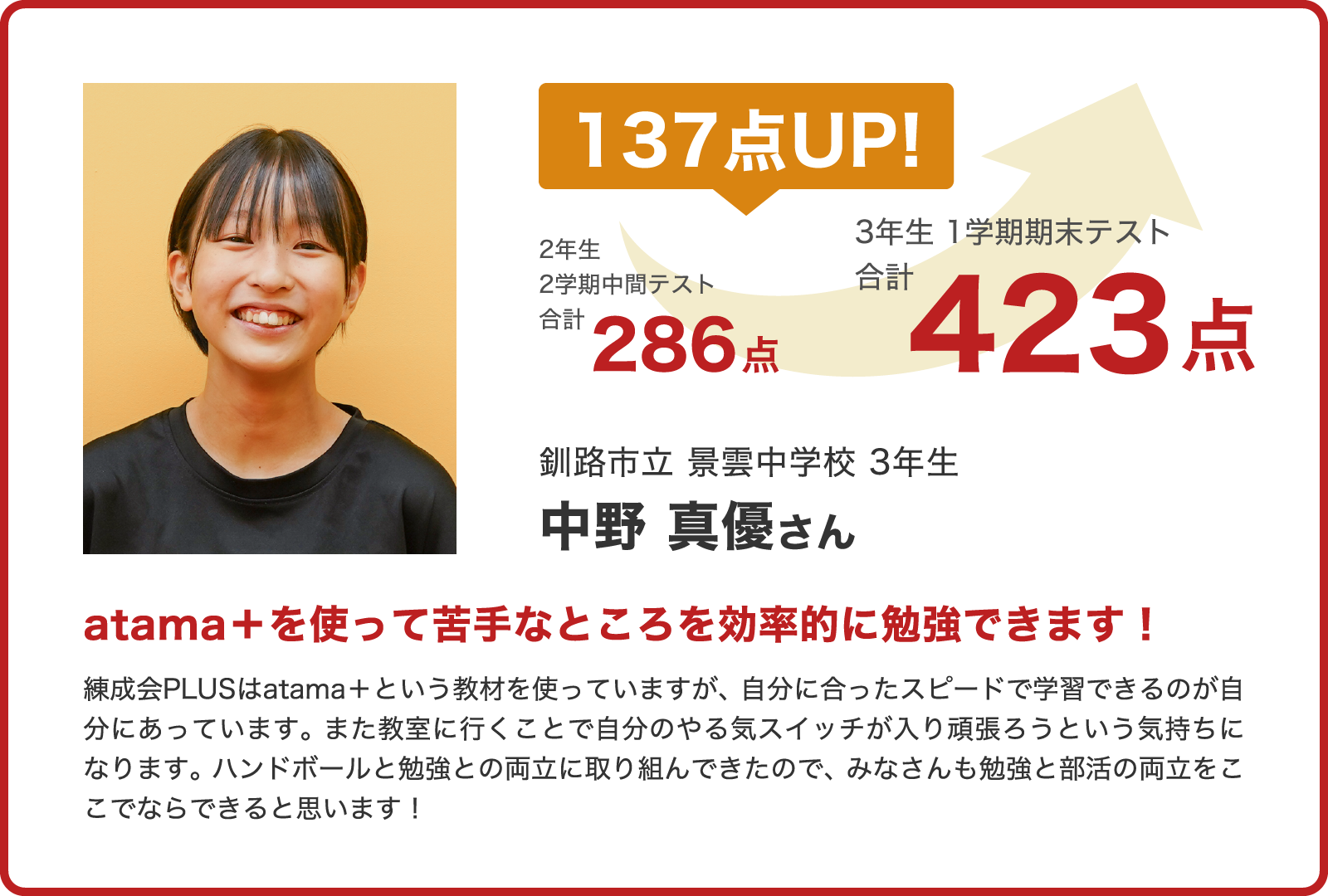 中野真優さん