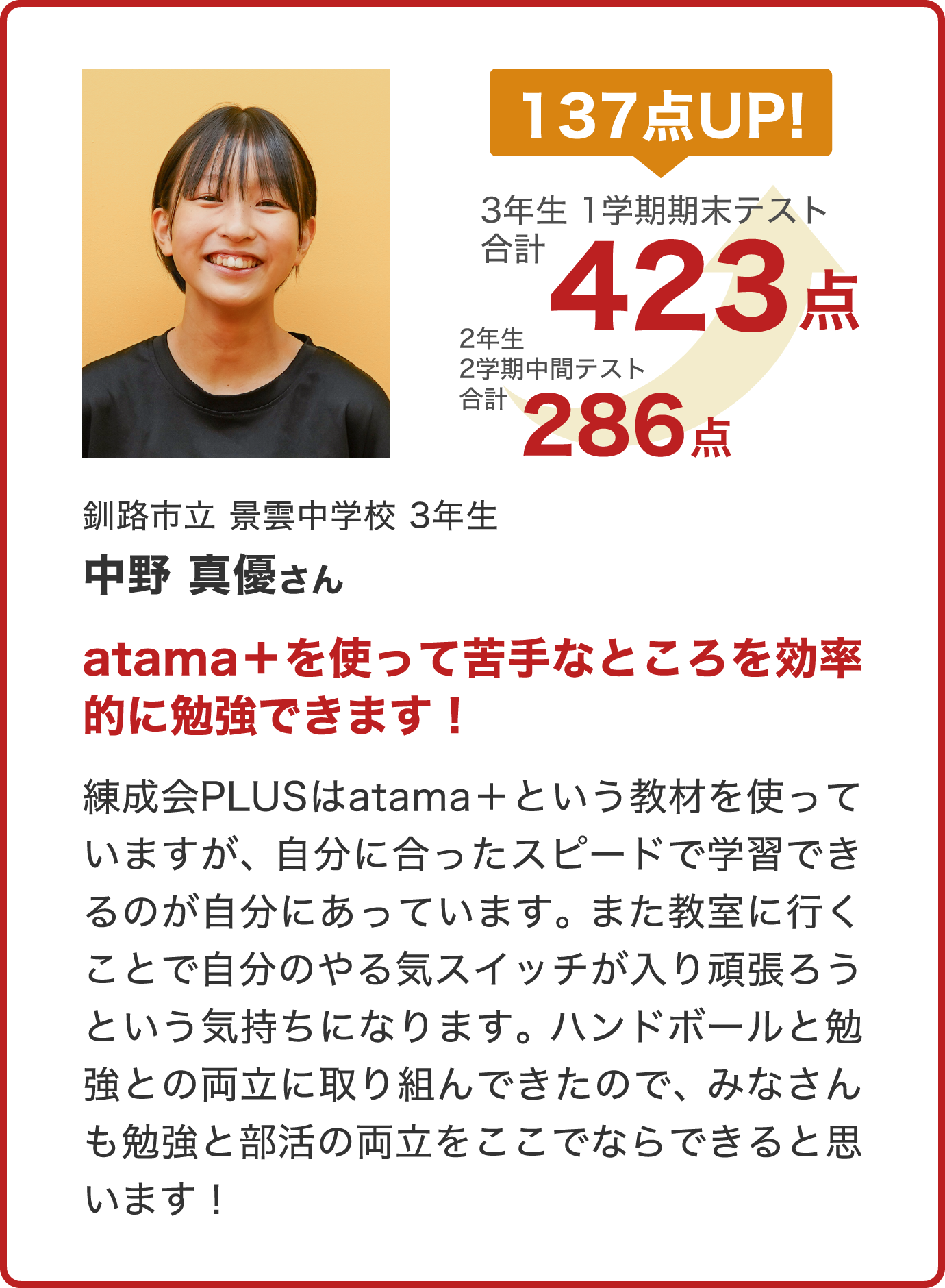 中野真優さん
