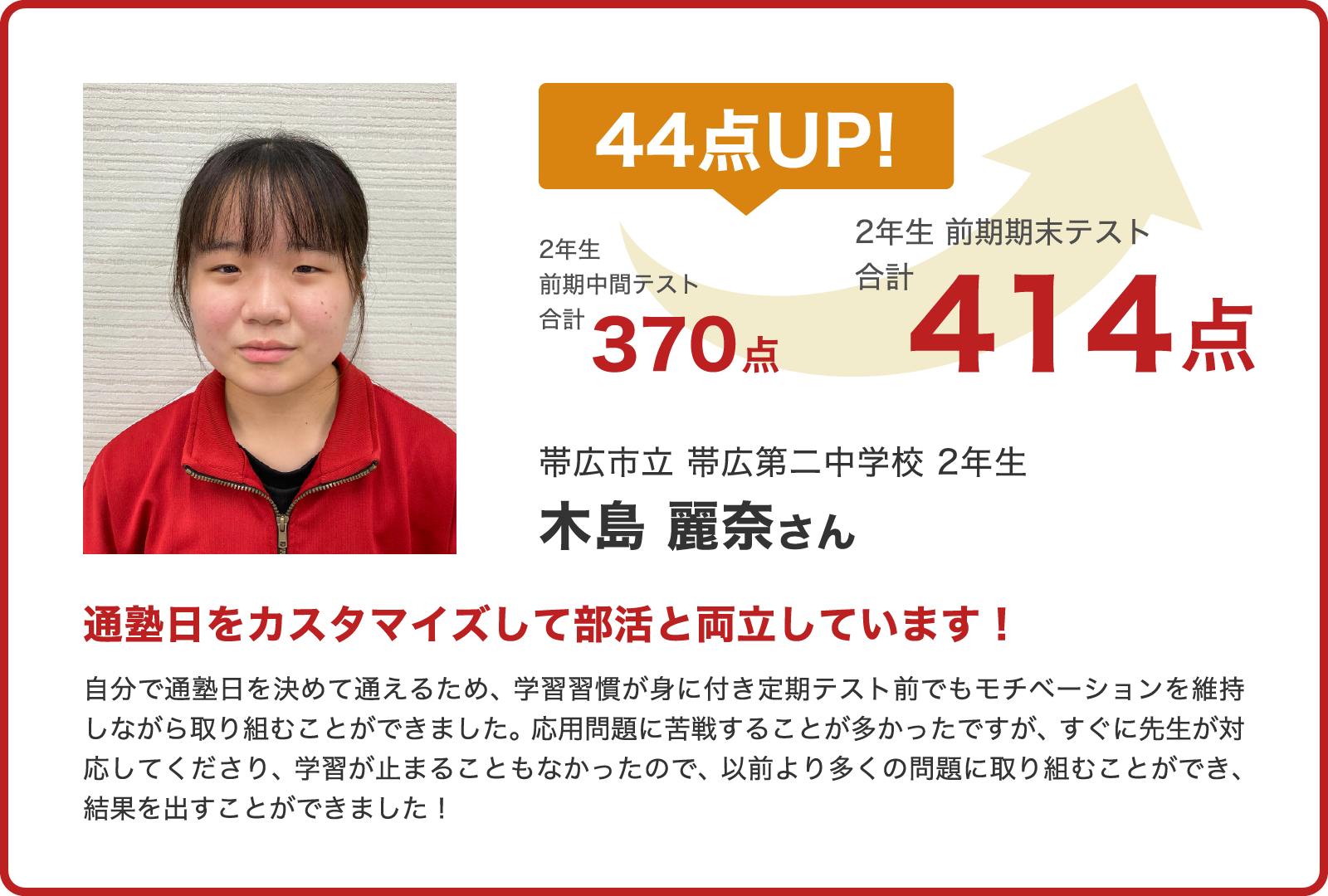 木島麗奈さん
